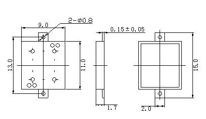 5v SMT Piezo Buzzer Small Size 70db for Glucometer 