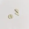 Semicircle piezoelectric ceramic sheet
